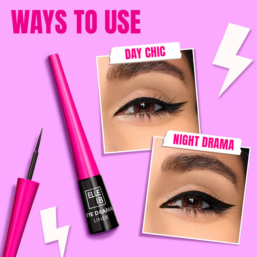 Eye Drama Liner, Matte Finish, Long Lasting, Water Resistant - Black | E20 - view 7