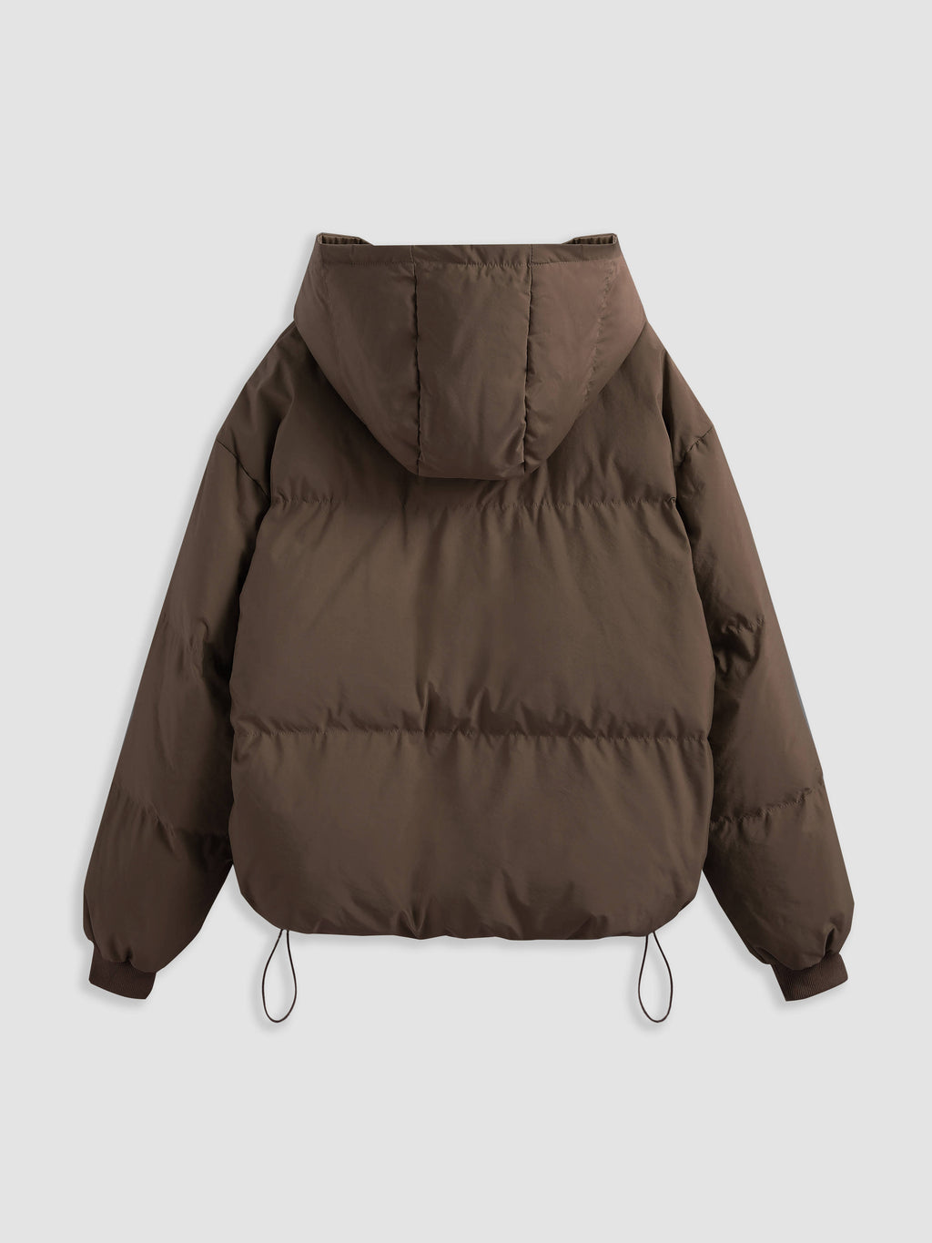 Wine Hooded Puffer Jacket | JC78 - view 18