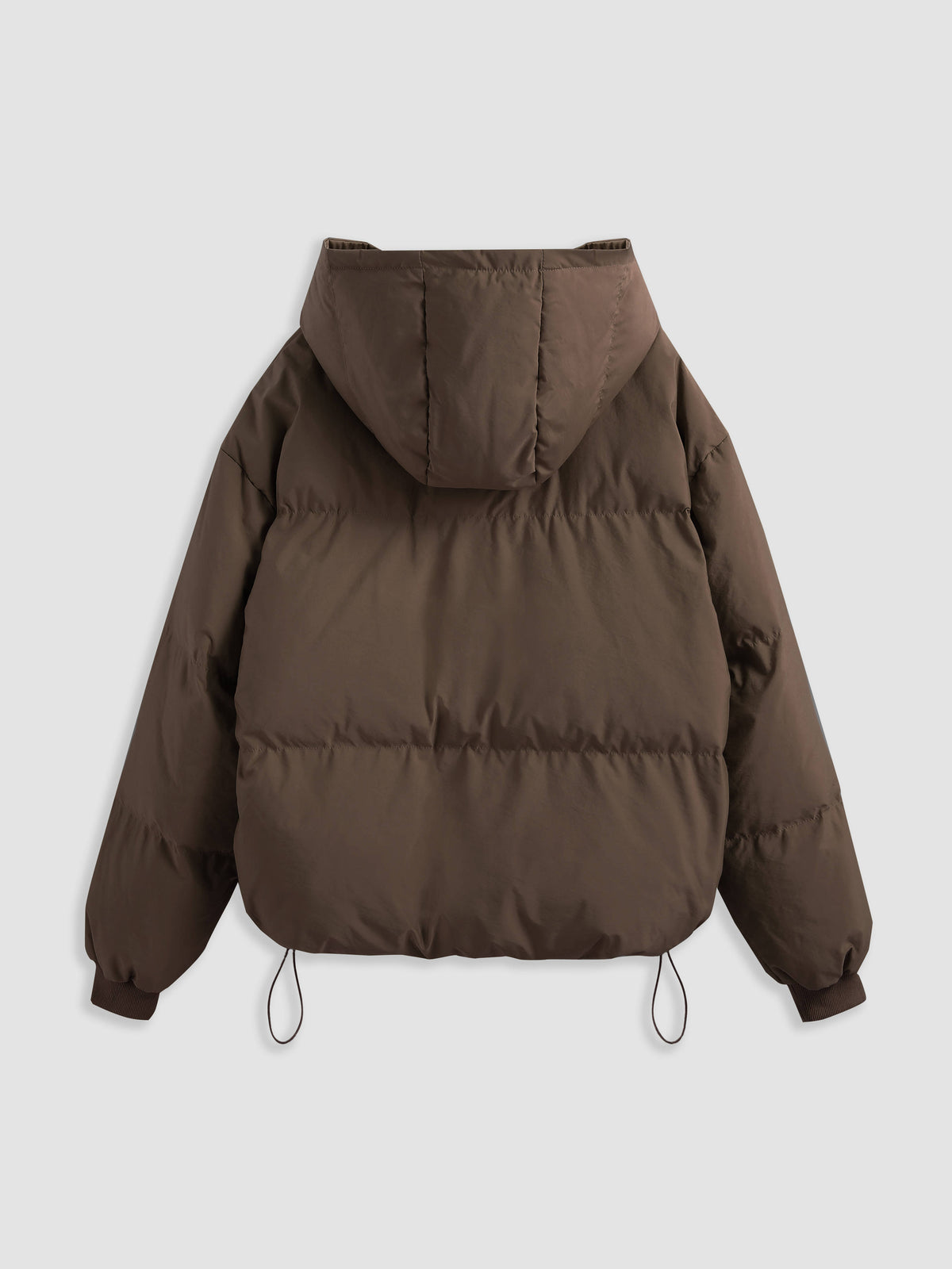 Wine Hooded Puffer Jacket | JC78 - view 18