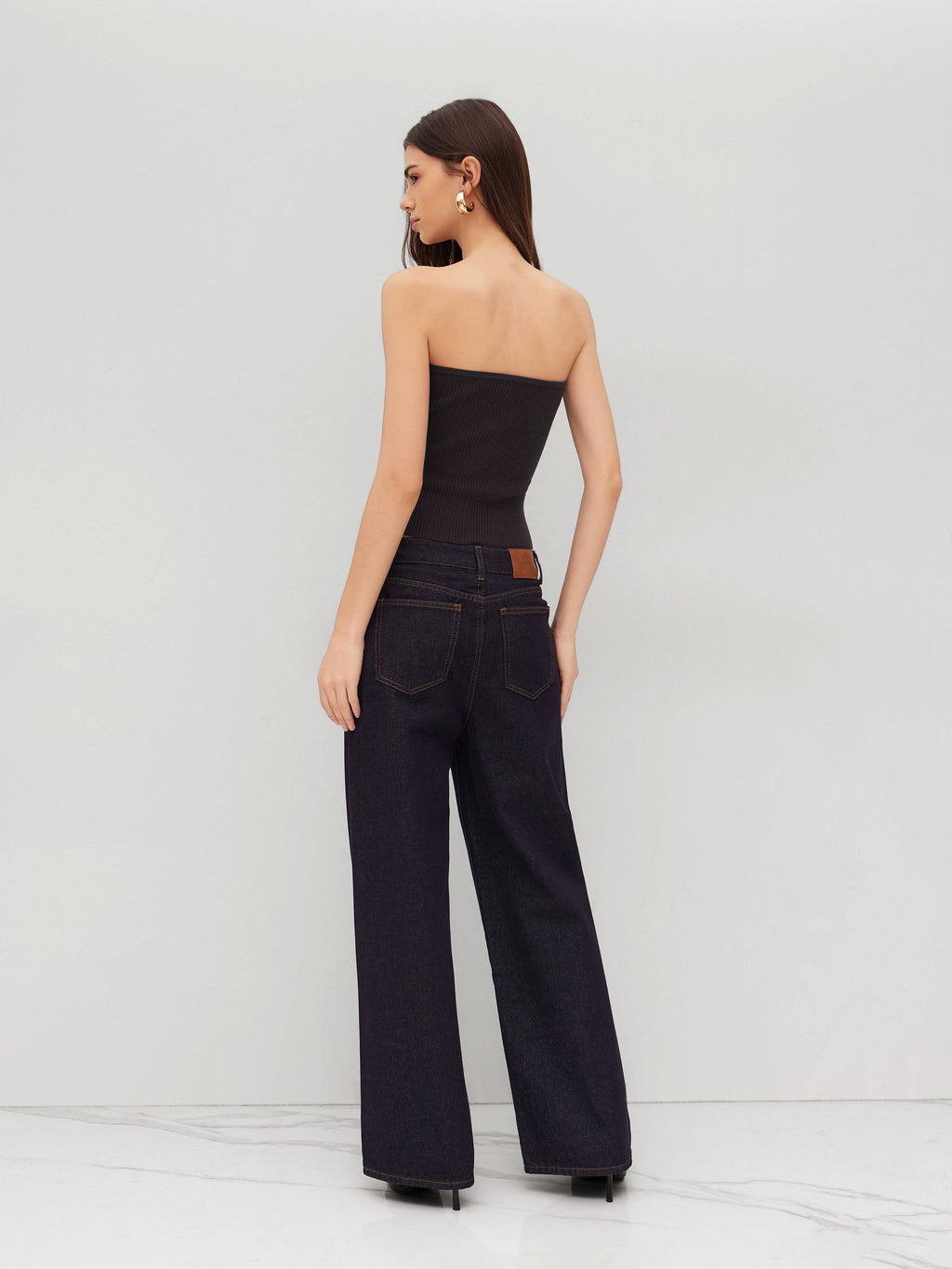 Knit Cut Out Crop Bandeau Top | TT90 - view 4
