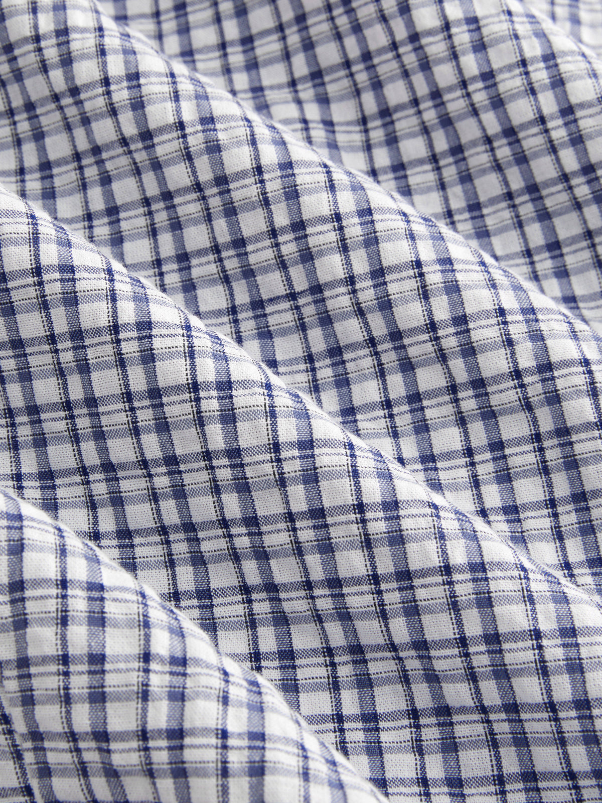 100% Cotton Tartan Short Sleeve Blouse | S67 - view 6