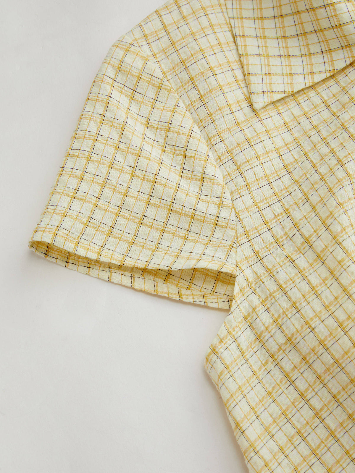 100% Cotton Tartan Short Sleeve Blouse | S67 - view 16