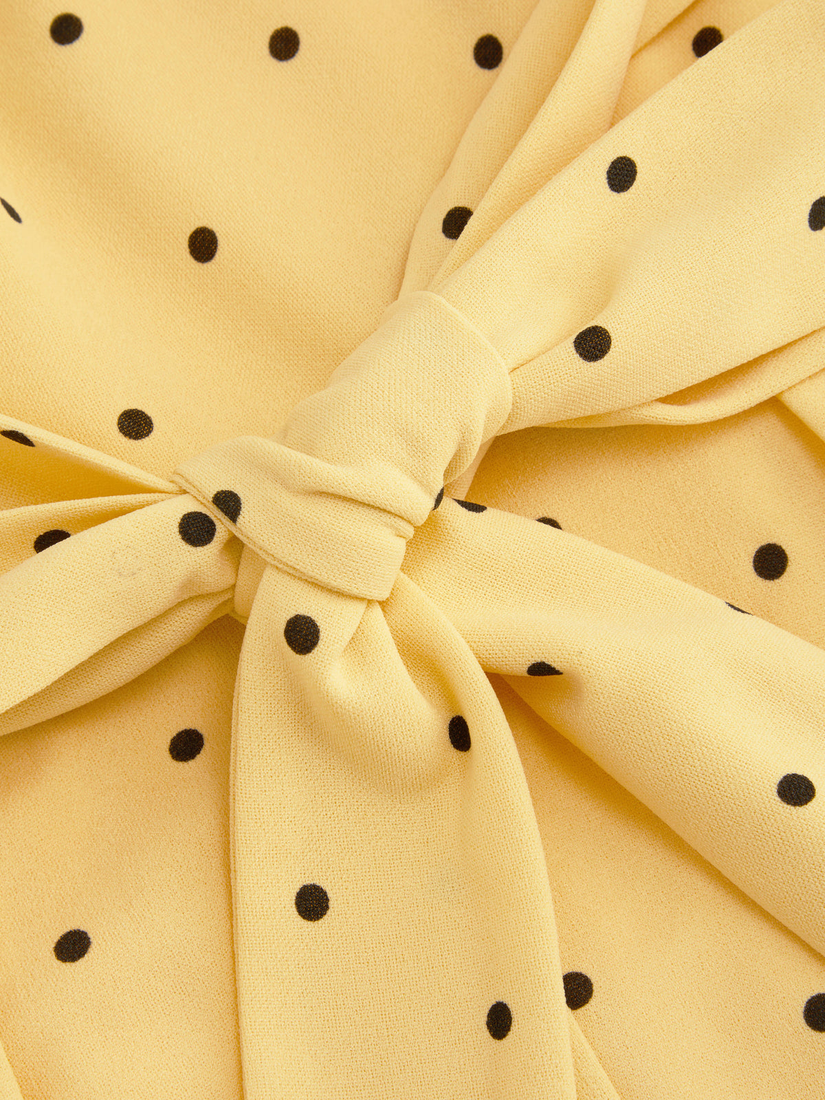 Square Neck Polka Dot Ruffle Criss Cross Dress | D56 - view 13