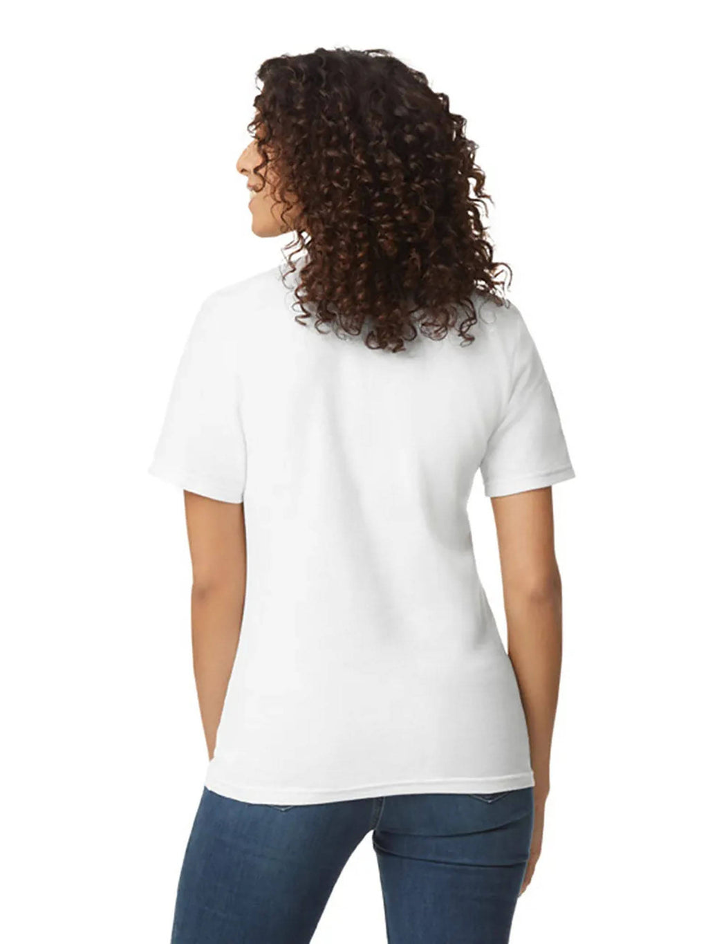 Women White Solid Polo T-Shirt | PW43 - view 2