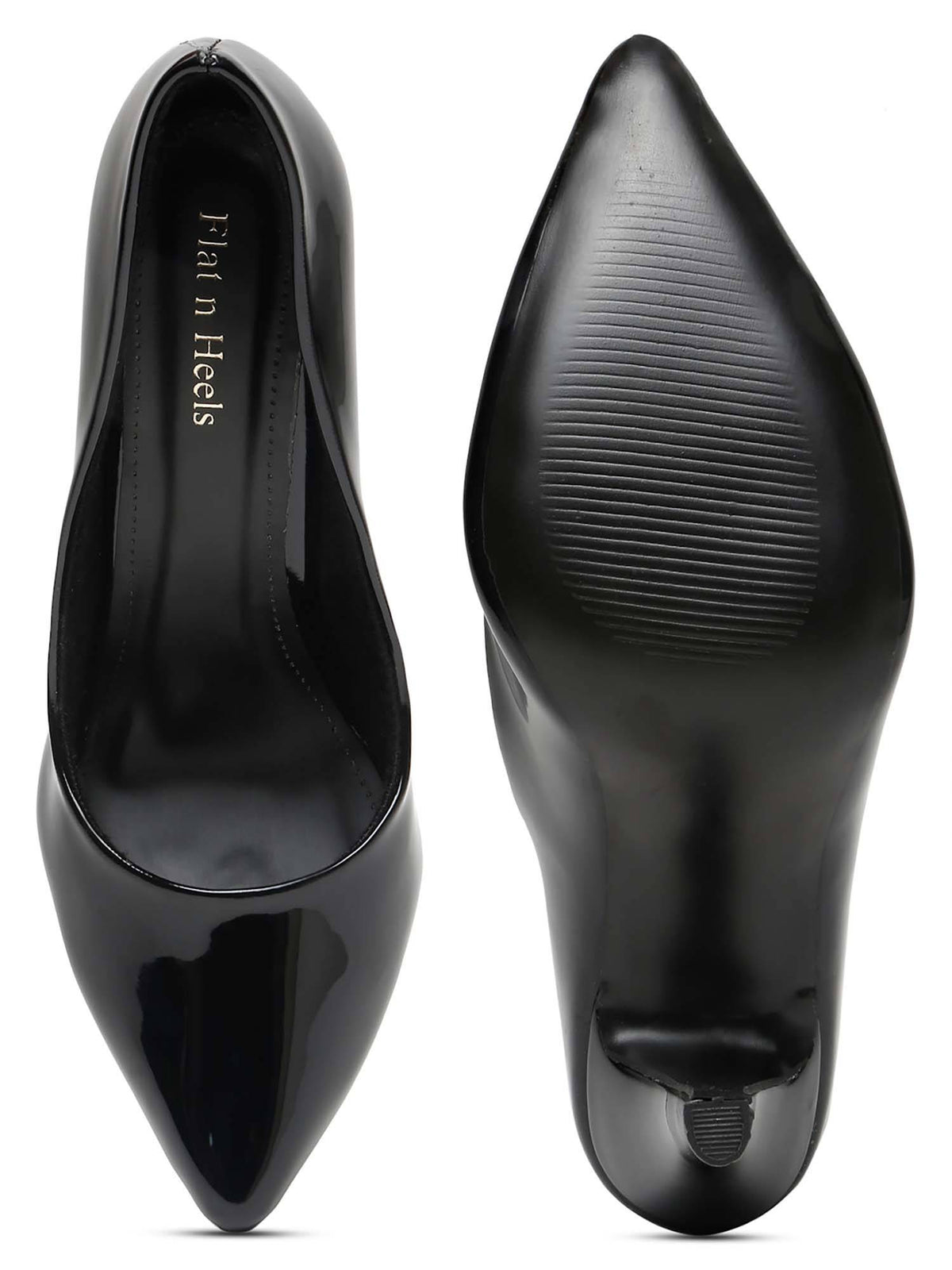 Women Black Pump Heels | H78 - view 2