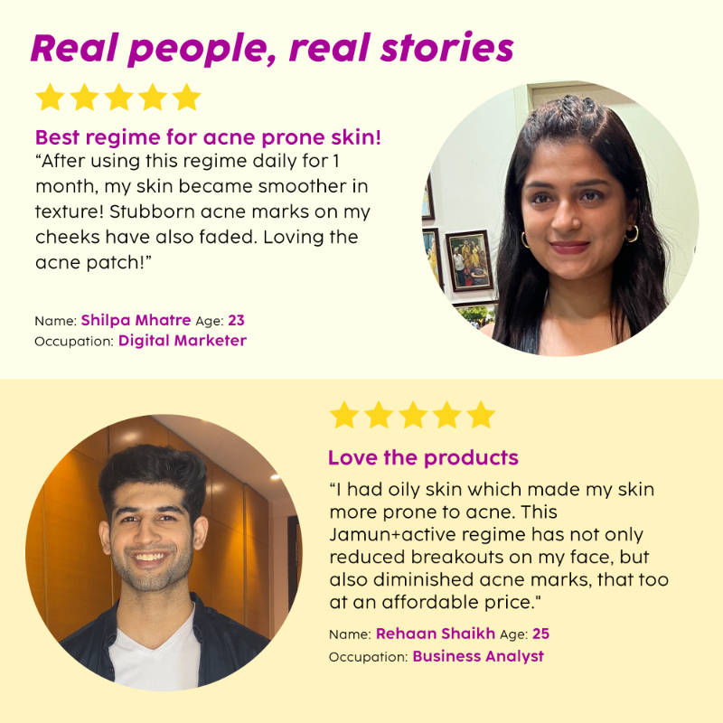 Jamun Acne Kit (Toner, Facewash, Moisturizer, Gel, Sunscreen & FREE Acne Patch) | PL1 - view 7
