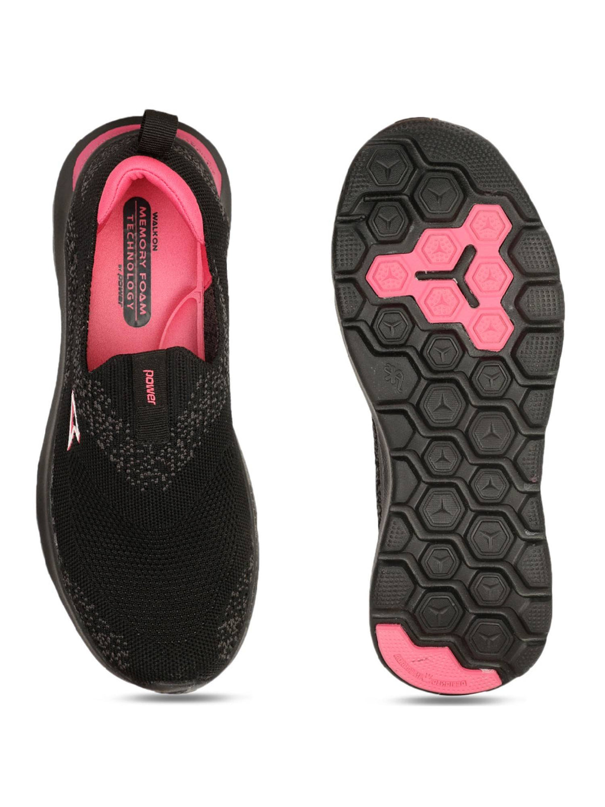 Black Women Slip-On Sports Shoes | SH9 - view 4