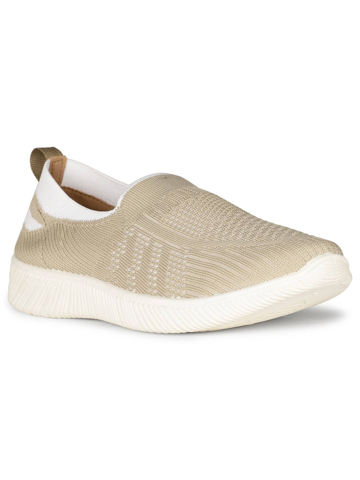 Beige Women Slip-On Sports Shoes | SH9 - view 1