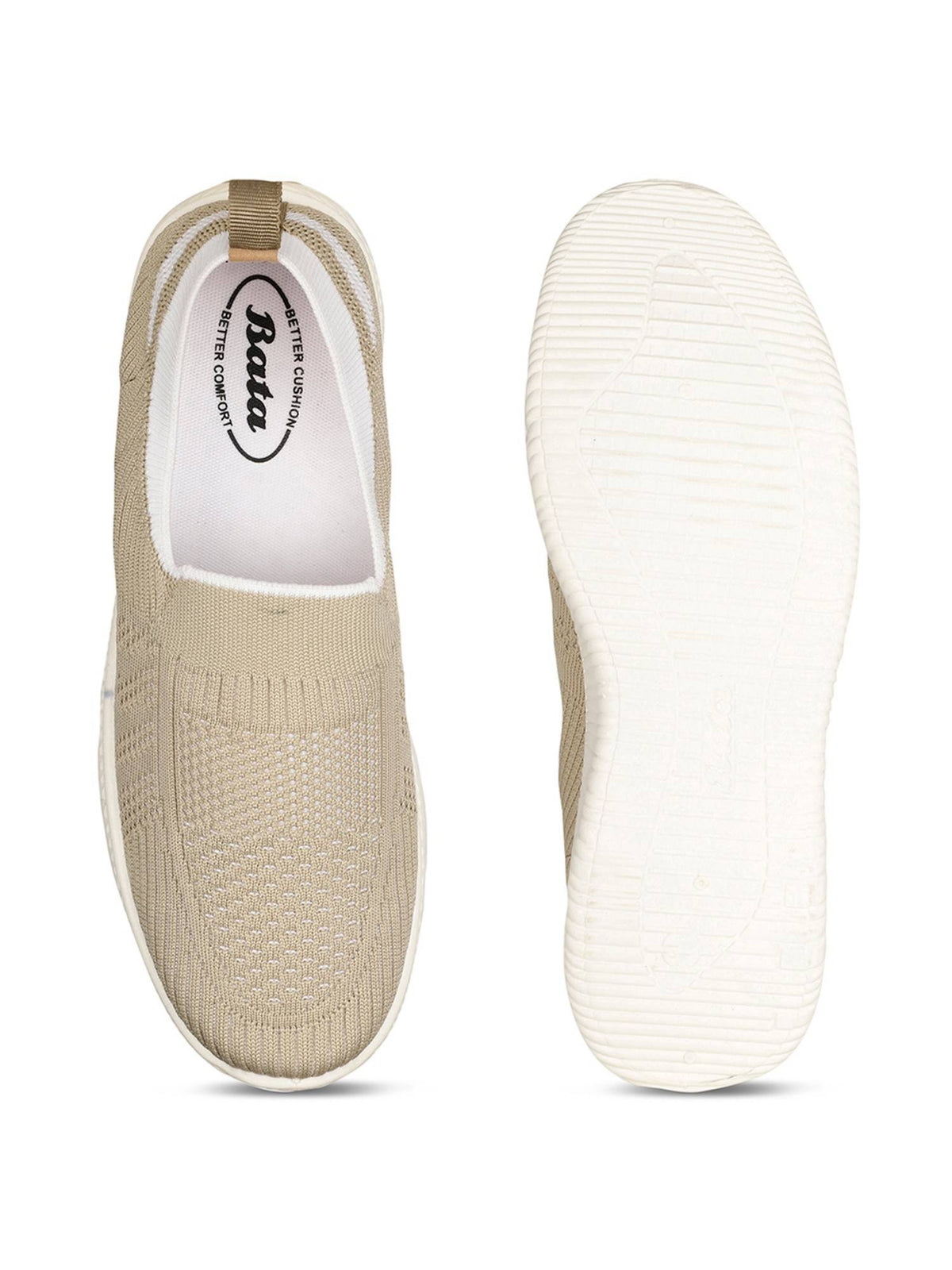 Beige Women Slip-On Sports Shoes | SH9 - view 4