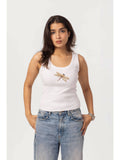 White Fire Fly Tank Top | TT98 - view 1