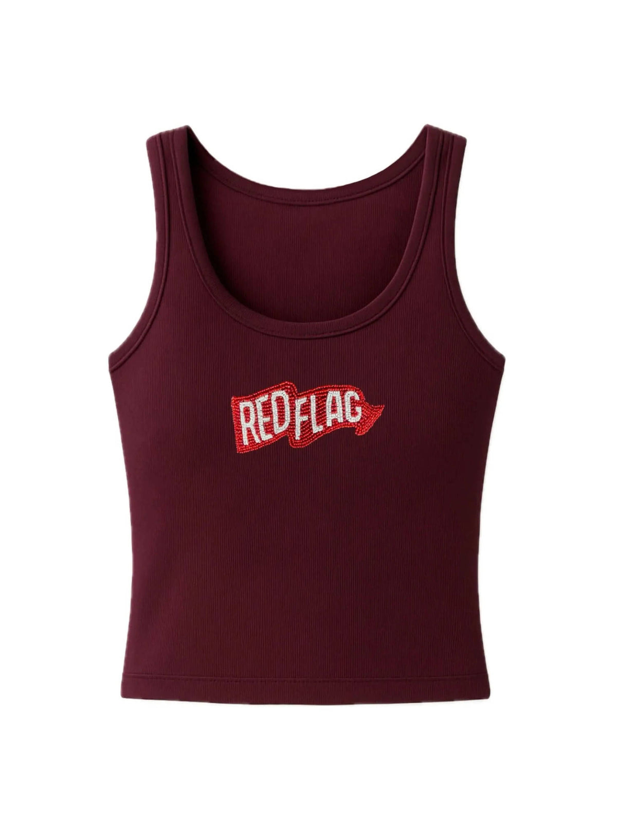 Maroon Flag Tank Top | TT98 - view 1