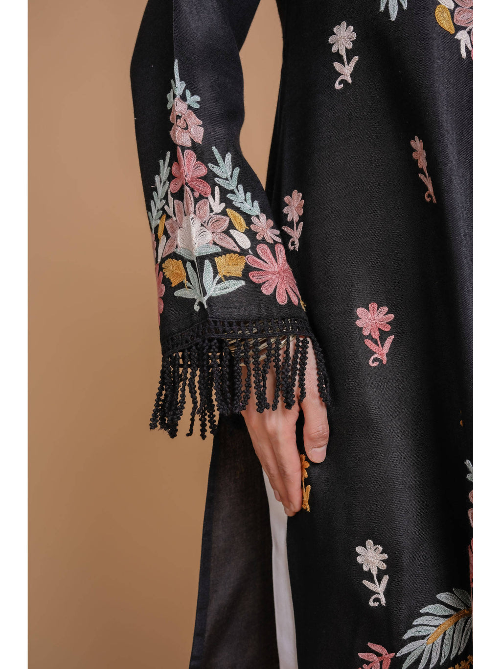Falak Kashmiri Short Kurta - Pink | U3S - view 14