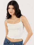 Solid Black Basic Cami Street Style Top | TT98 - view 8