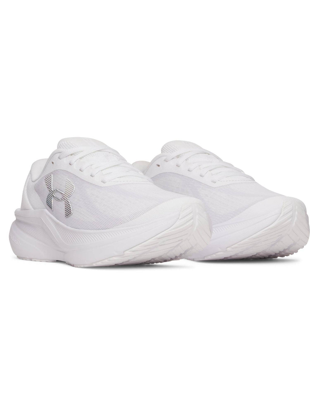 Womens White Charged+ Chase Running Shoes | SH9 - view 1