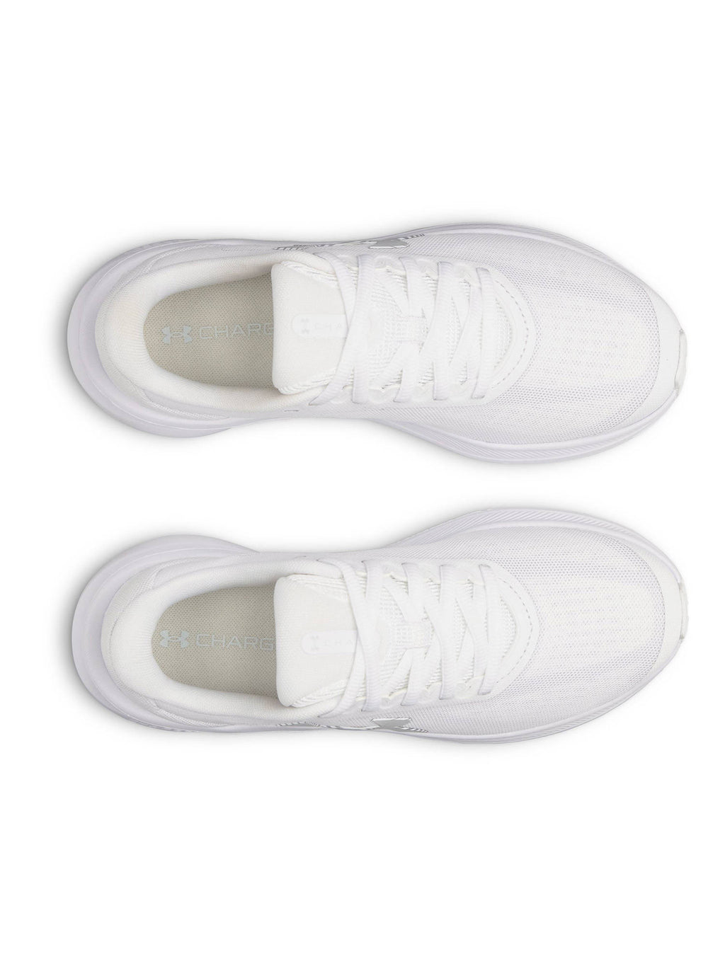 Womens White Charged+ Chase Running Shoes | SH9 - view 4
