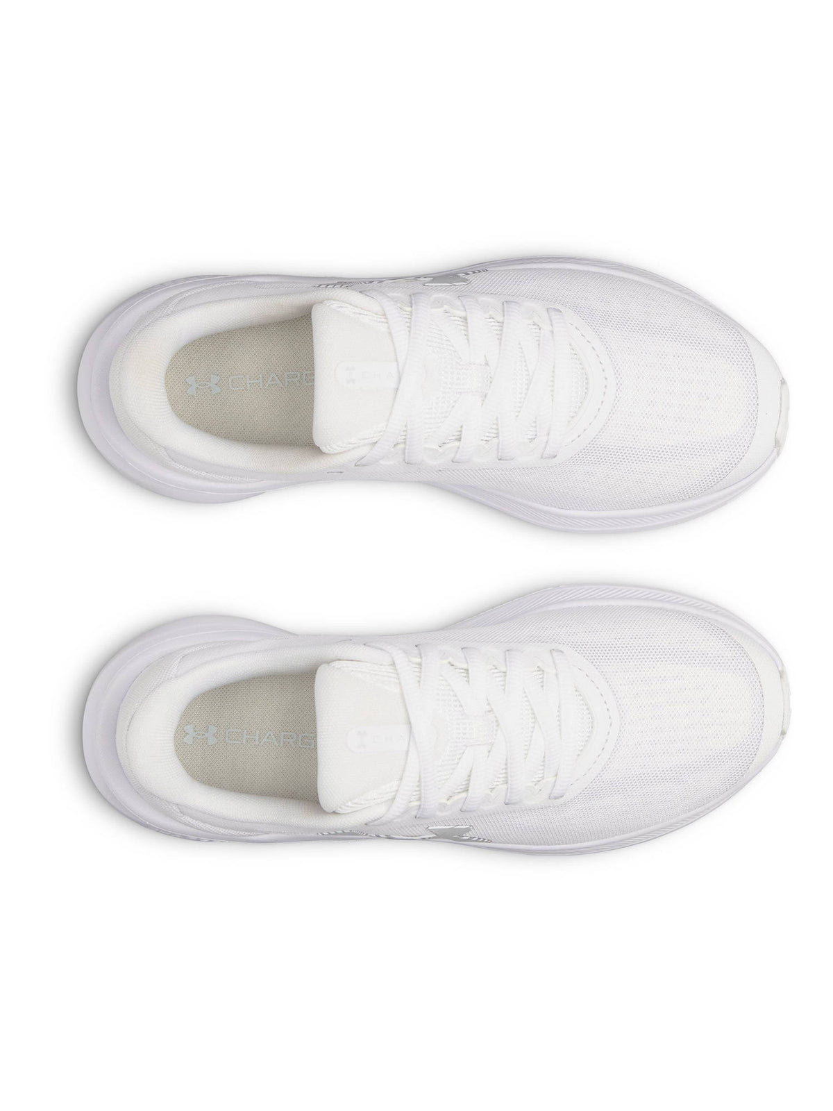 Womens White Charged+ Chase Running Shoes | SH9 - view 4