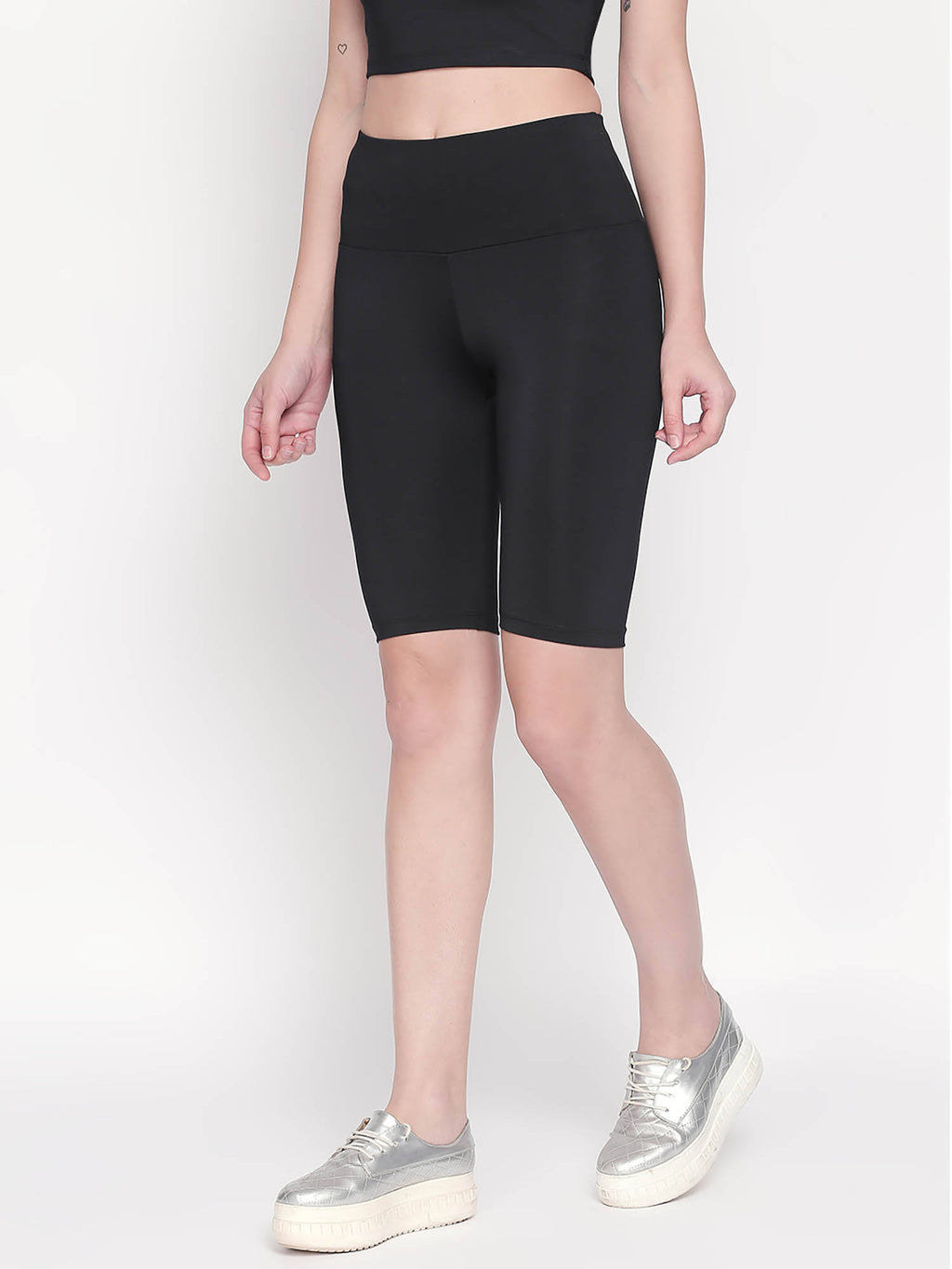 Tun London Black Biker/Cycling Shorts - view 3