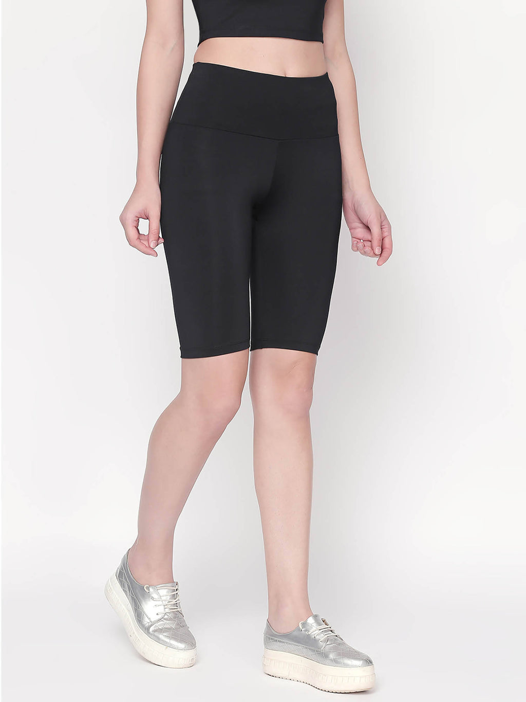 Tun London Black Biker/Cycling Shorts - view 4