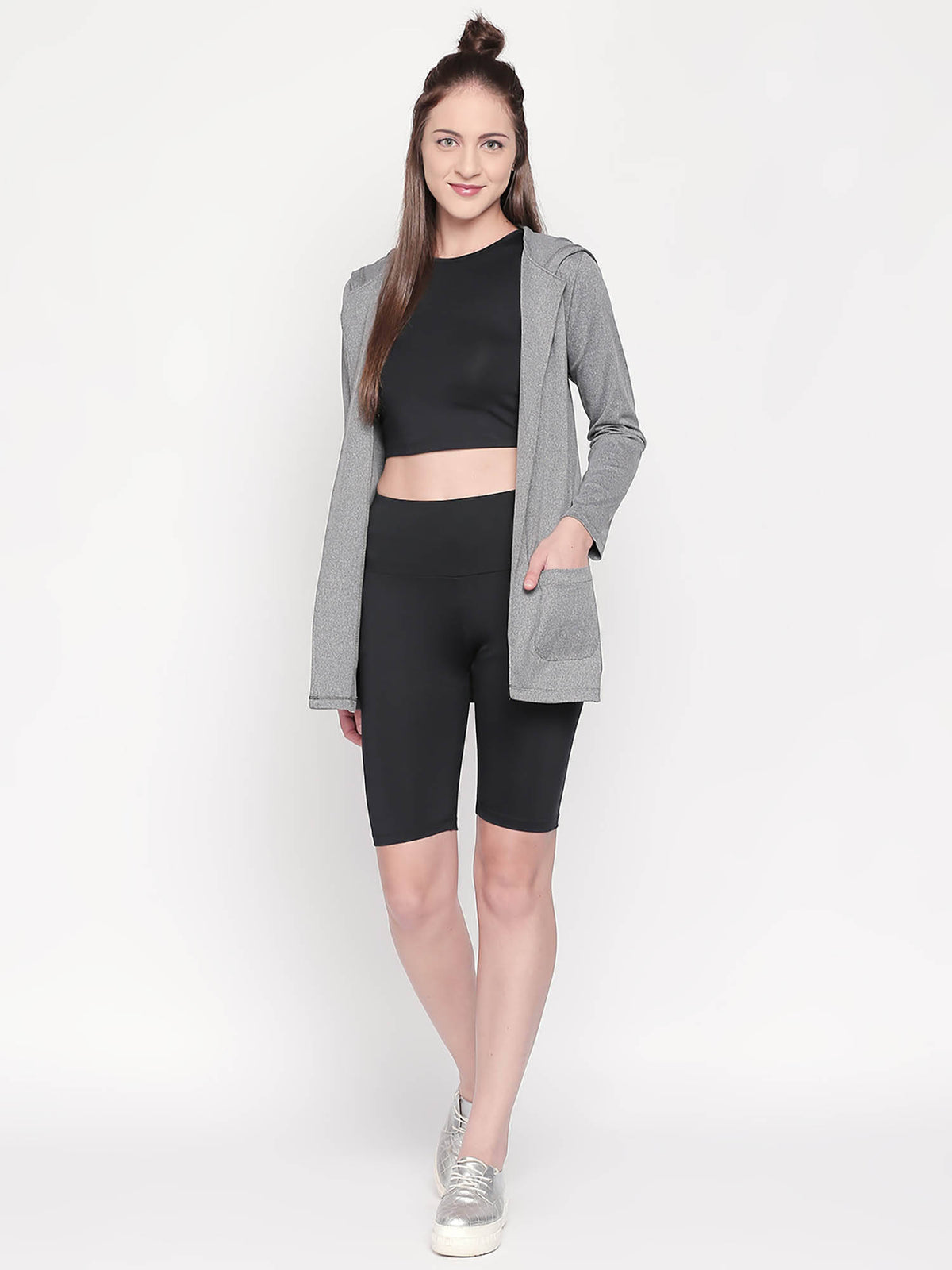 Tun London Black Biker/Cycling Shorts - view 5