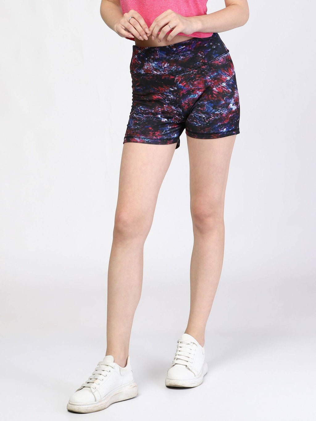 Stylish Multi Color Printed Hot Pants - view 2