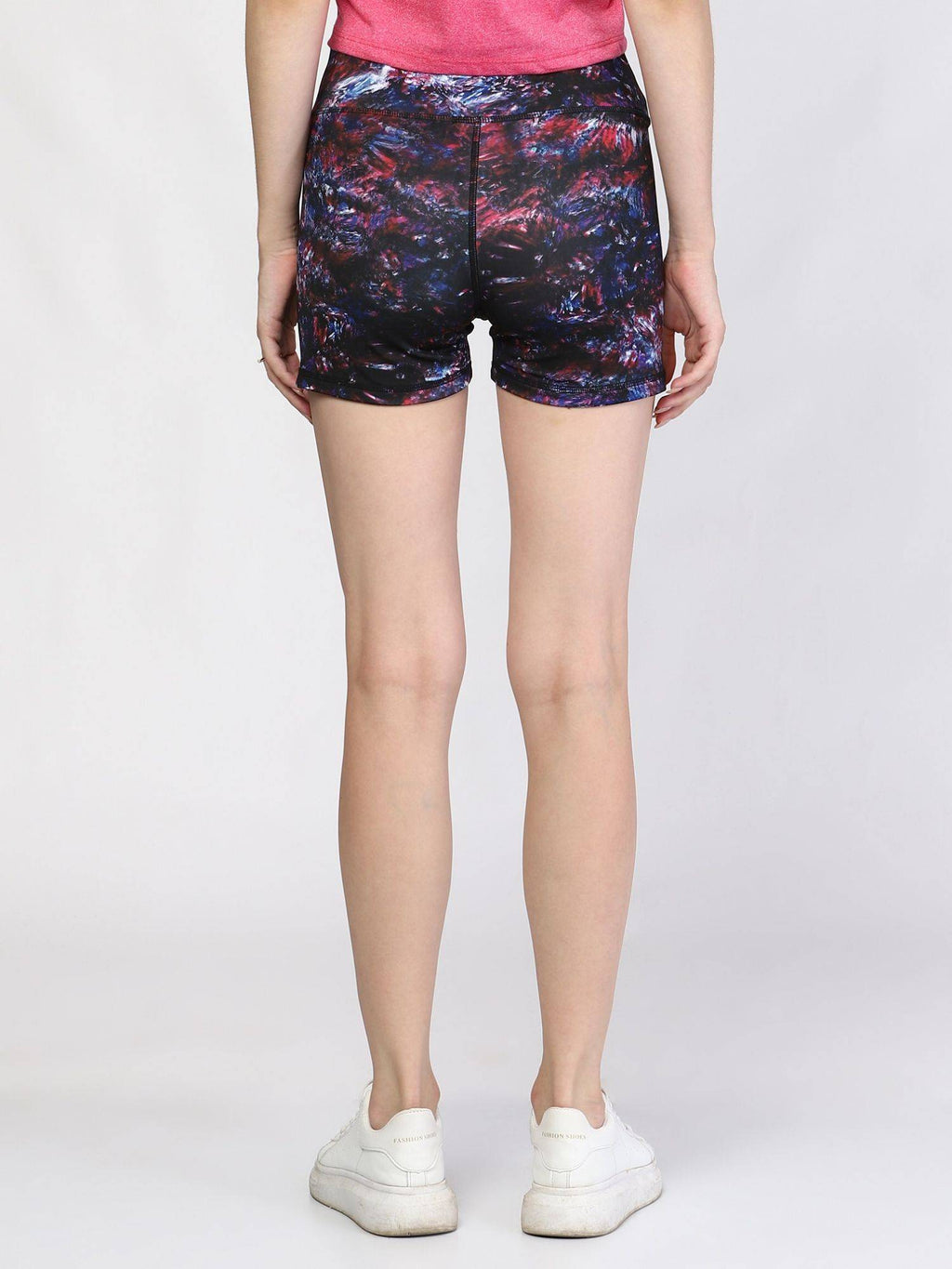 Stylish Multi Color Printed Hot Pants - view 4