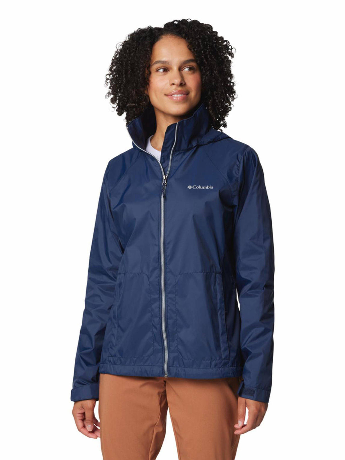 Womens Navy Omni-Shield Switchback IV Water Repellent Jacket | JK12 - view 1