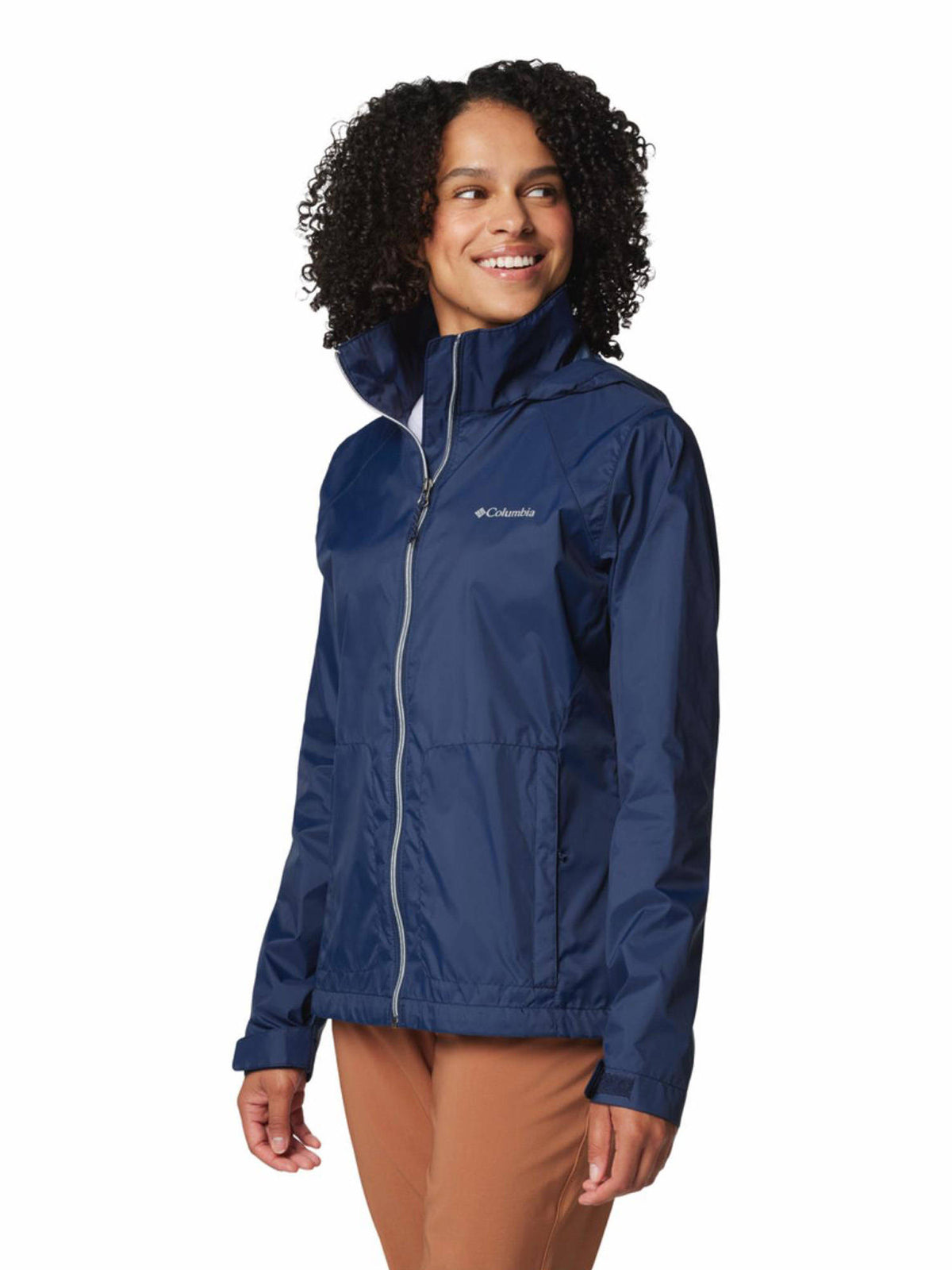 Womens Navy Omni-Shield Switchback IV Water Repellent Jacket | JK12 - view 3