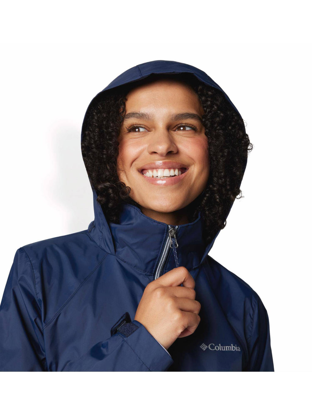 Womens Navy Omni-Shield Switchback IV Water Repellent Jacket | JK12 - view 5