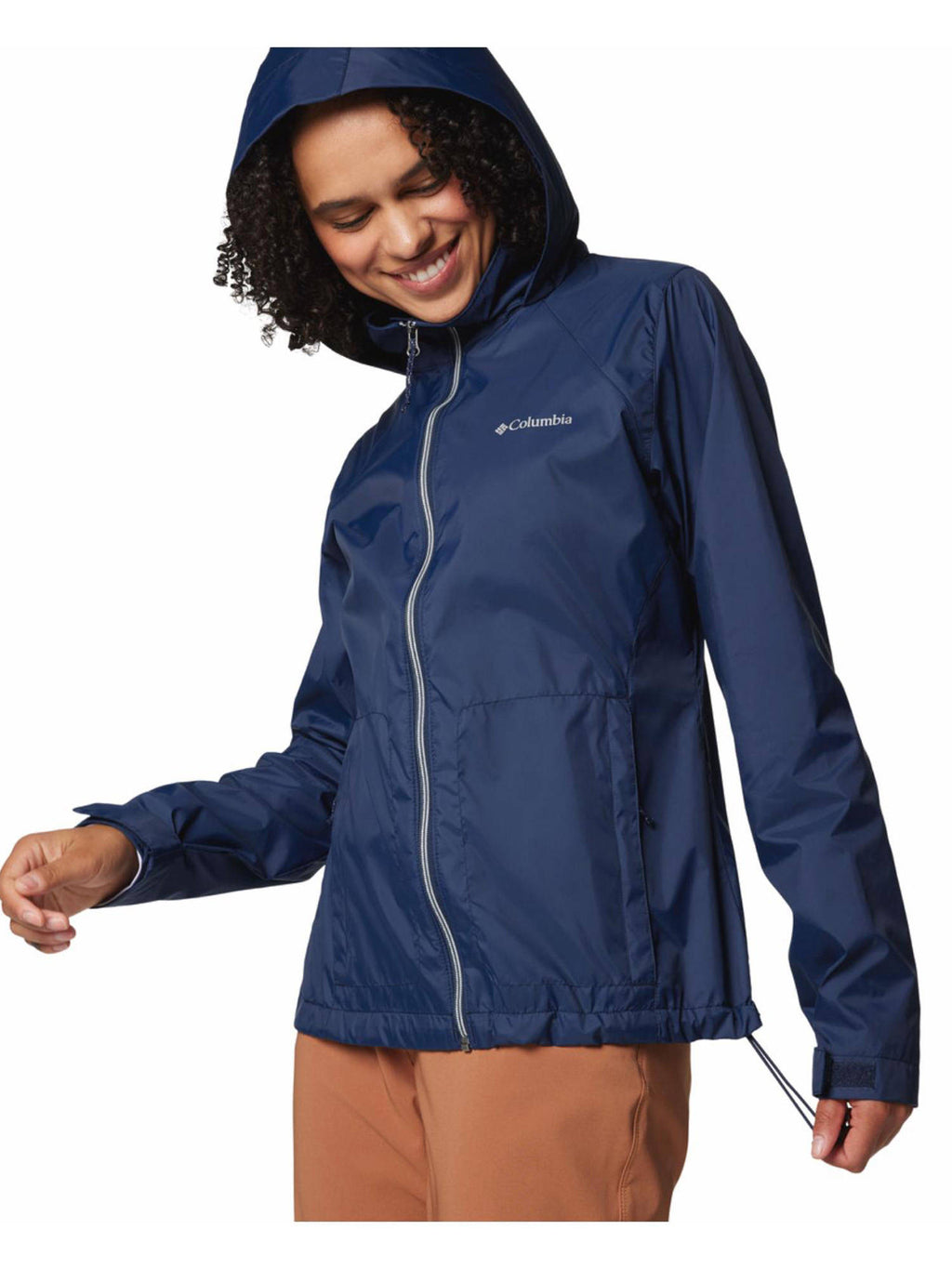 Womens Navy Omni-Shield Switchback IV Water Repellent Jacket | JK12 - view 7