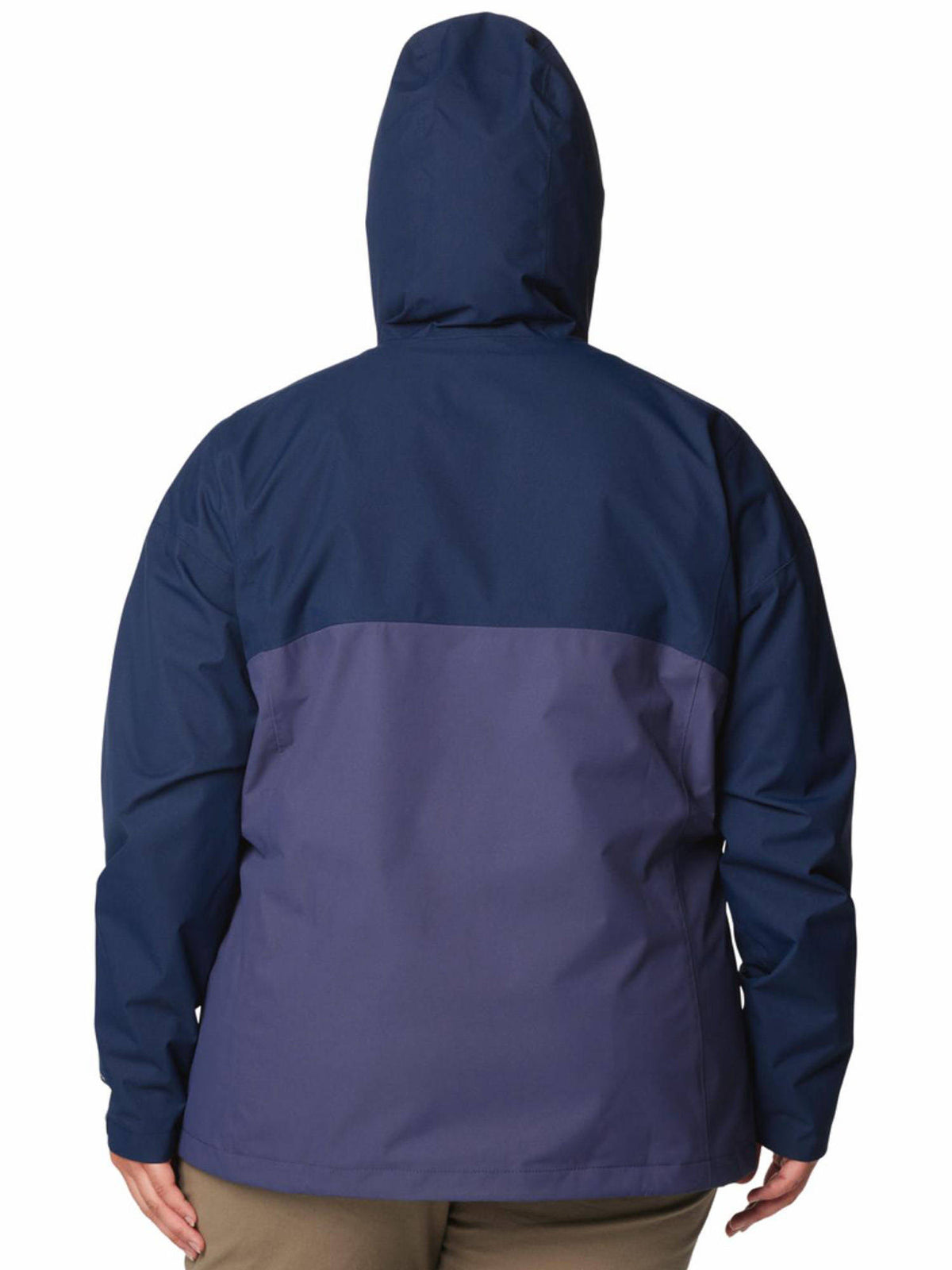 Womens Navy Omni-Tech Hikebound II Rain Jacket | JK12 - view 2