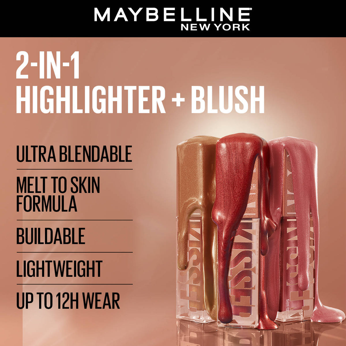 Sunkisser Highlighter + Blush | F14 - view 2