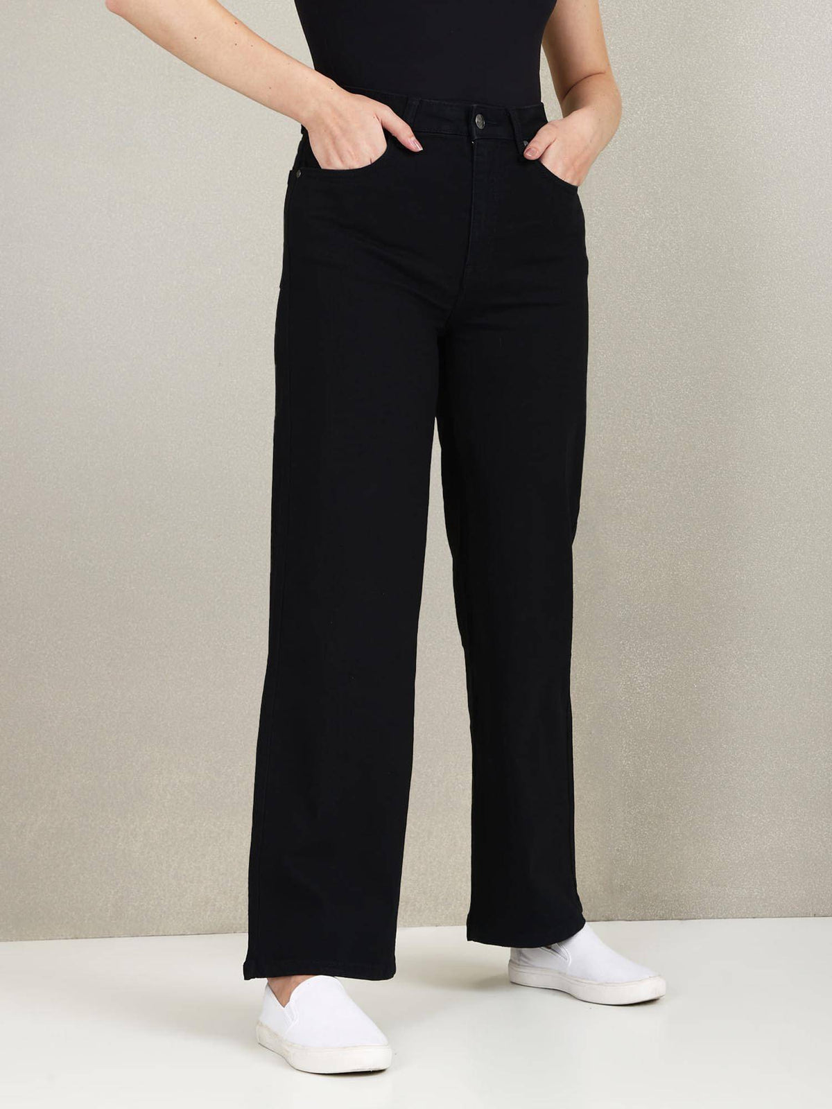 High Rise Wide Leg Jeans | WL90 - view 3