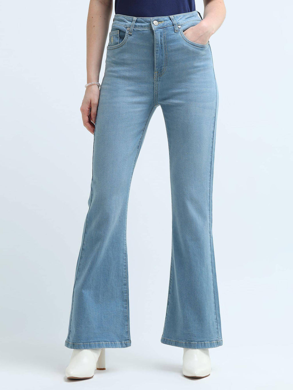 Flared Fit Blue Jeans | BT10 - view 3
