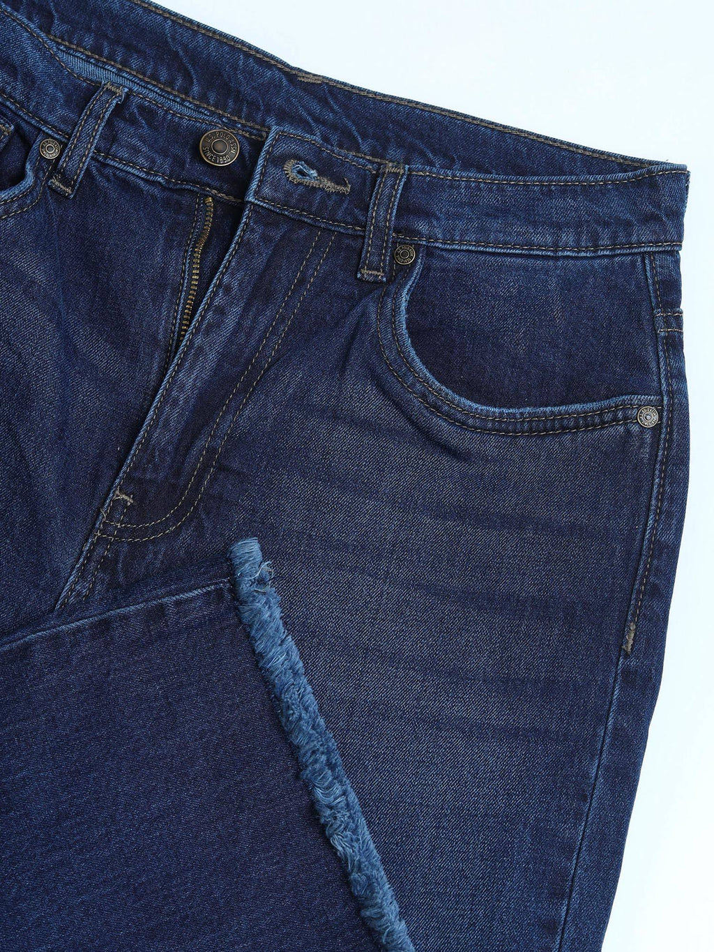 Wide Leg Fit Blue Jeans | WL90 - view 2