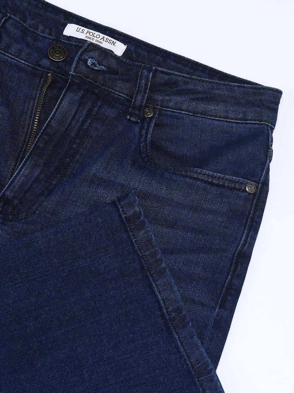 Navy Blue High Rise Flared Fit Jeans | BT10 - view 2
