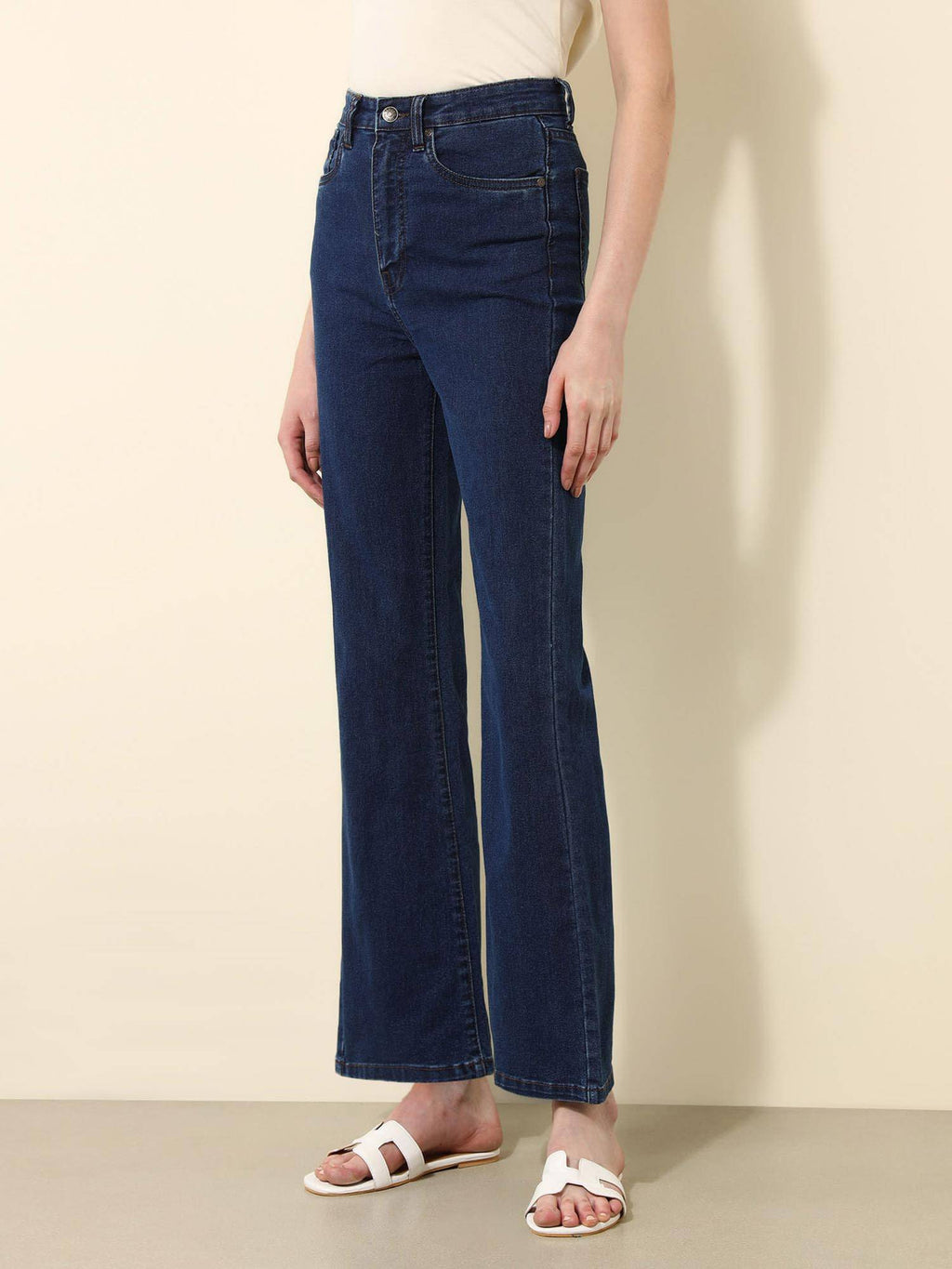 Blue Ultra-High Rise Bootcut Jeans | BG78 - view 4
