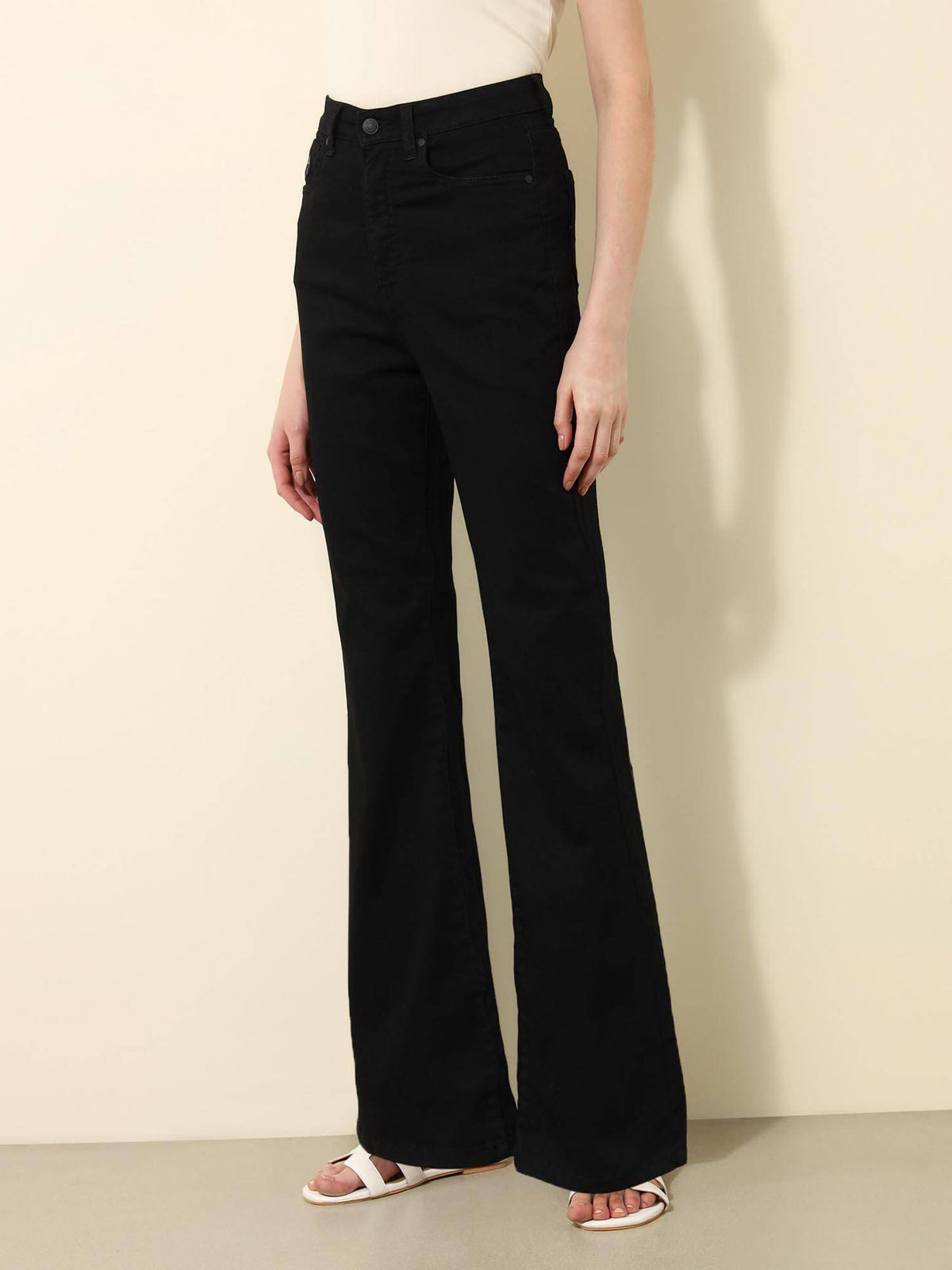 Black Ultra-High Rise Bootcut Jeans | BT10 - view 4