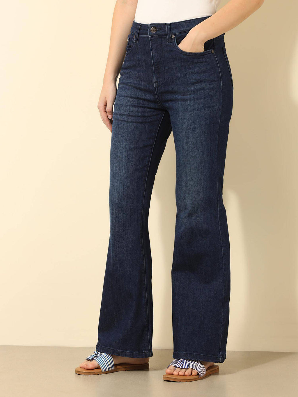 Flared Fit Blue Jeans | BT10 - view 10