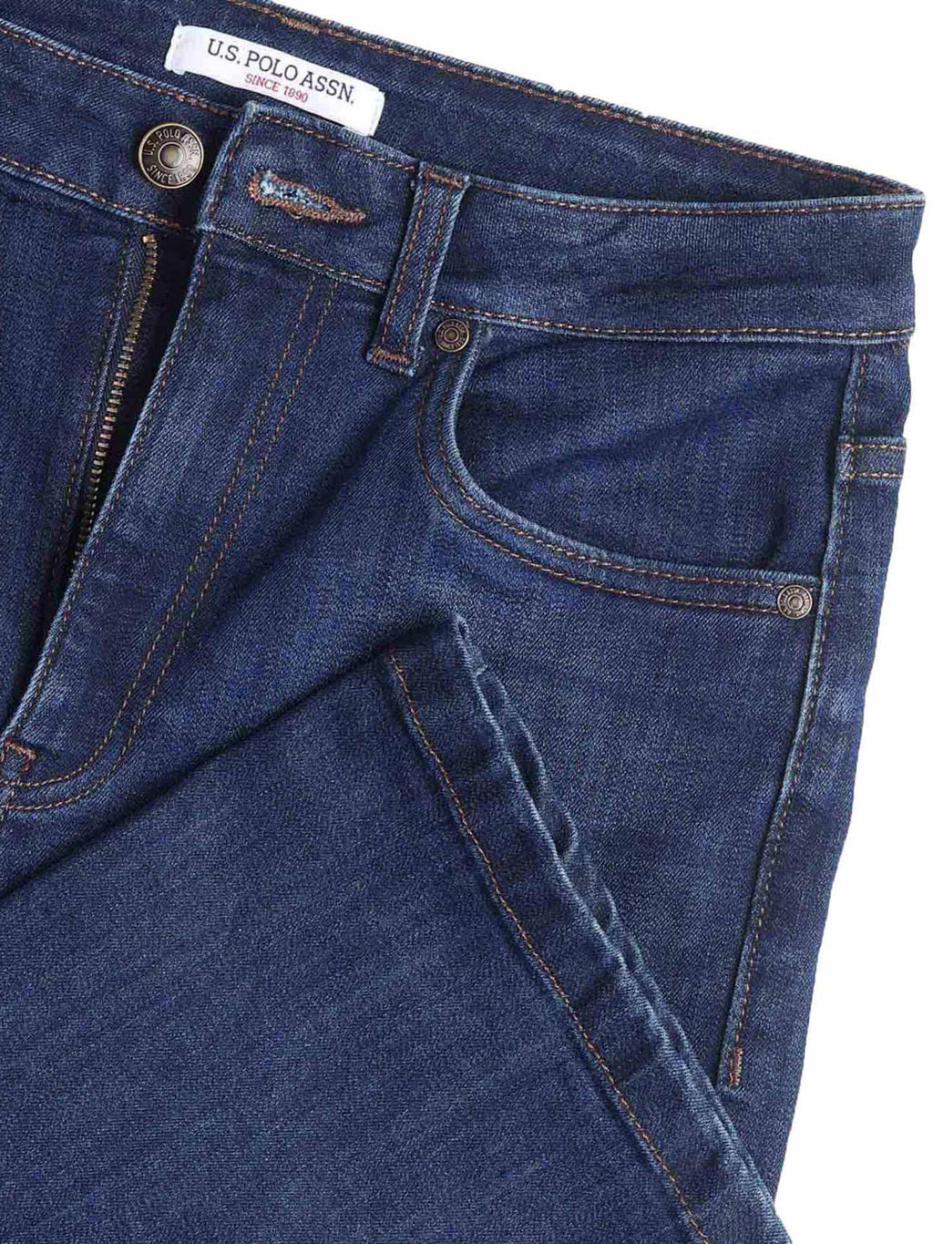 Blue Solid Bootcut Fit Jeans | BT10 - view 2