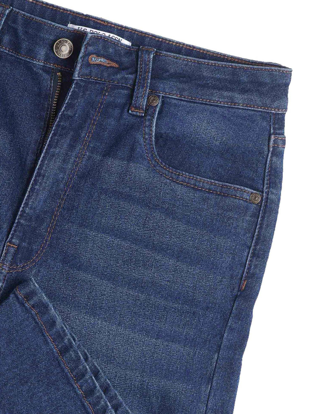 Blue Solid Bootcut Fit Jeans | BT10 - view 2