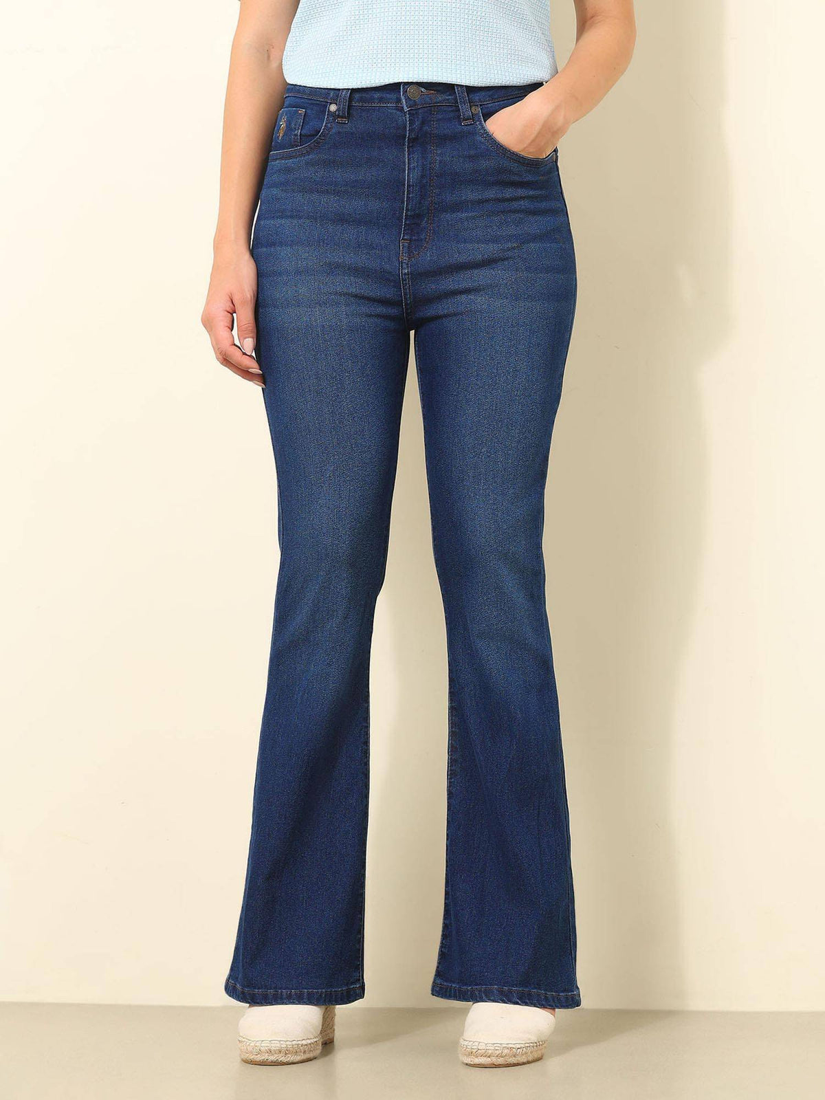 Black Solid Bootcut Fit Jeans | BT10 - view 10