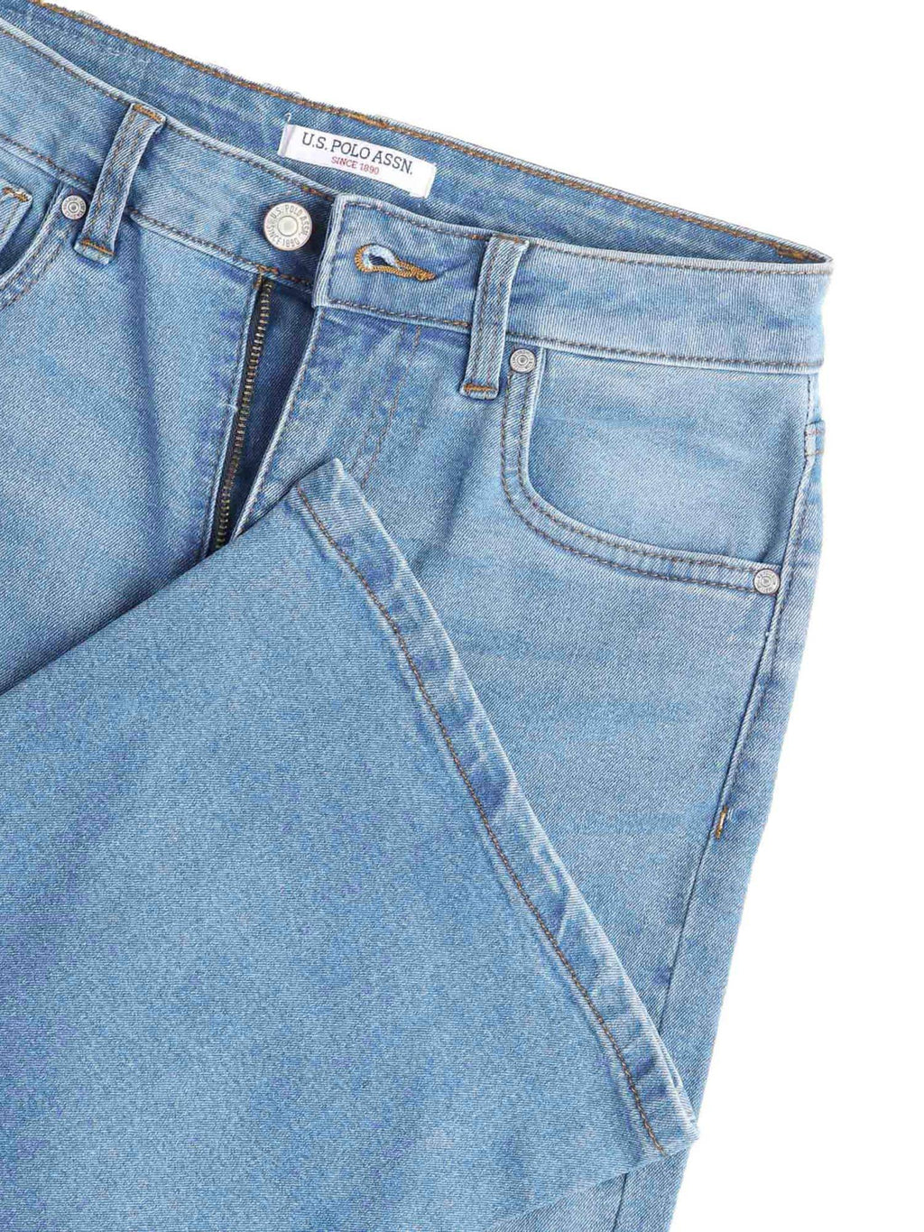 Blue Solid Bootcut Fit Jeans | BG78 - view 2