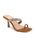 Womens Brown Party Wear Heels | H78 - view 1