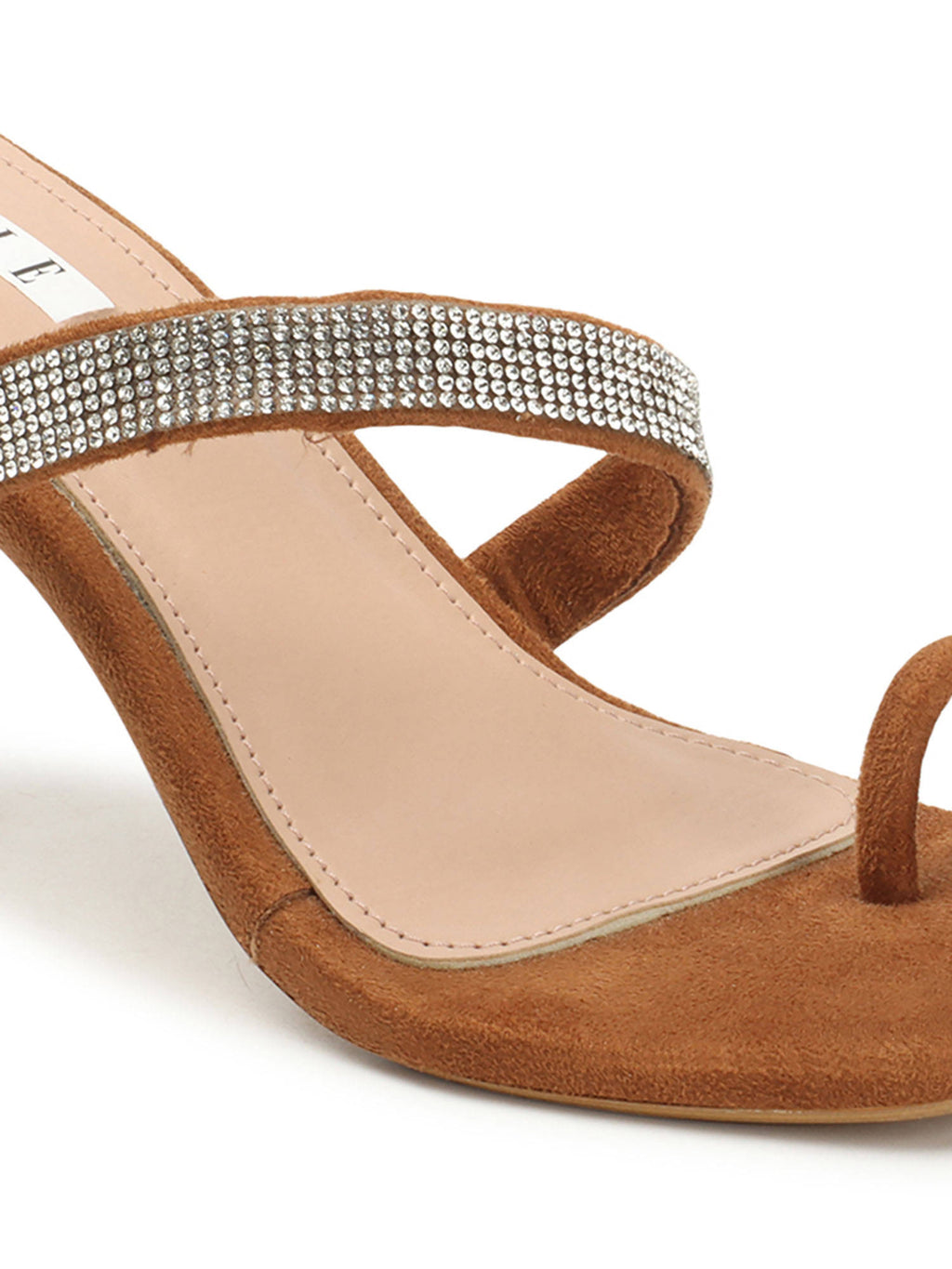 Womens Brown Party Wear Heels | H78 - view 2