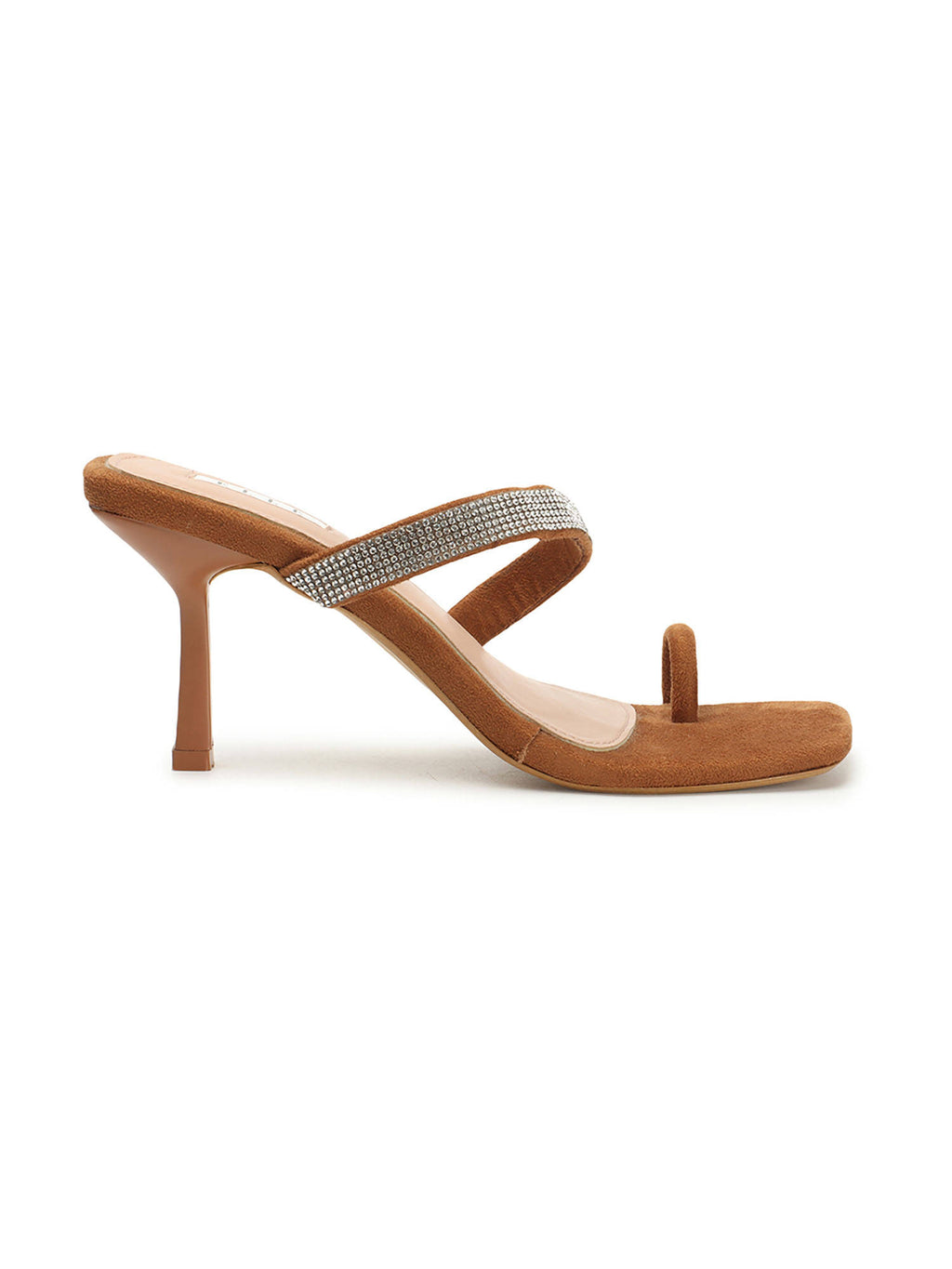 Womens Brown Party Wear Heels | H78 - view 3