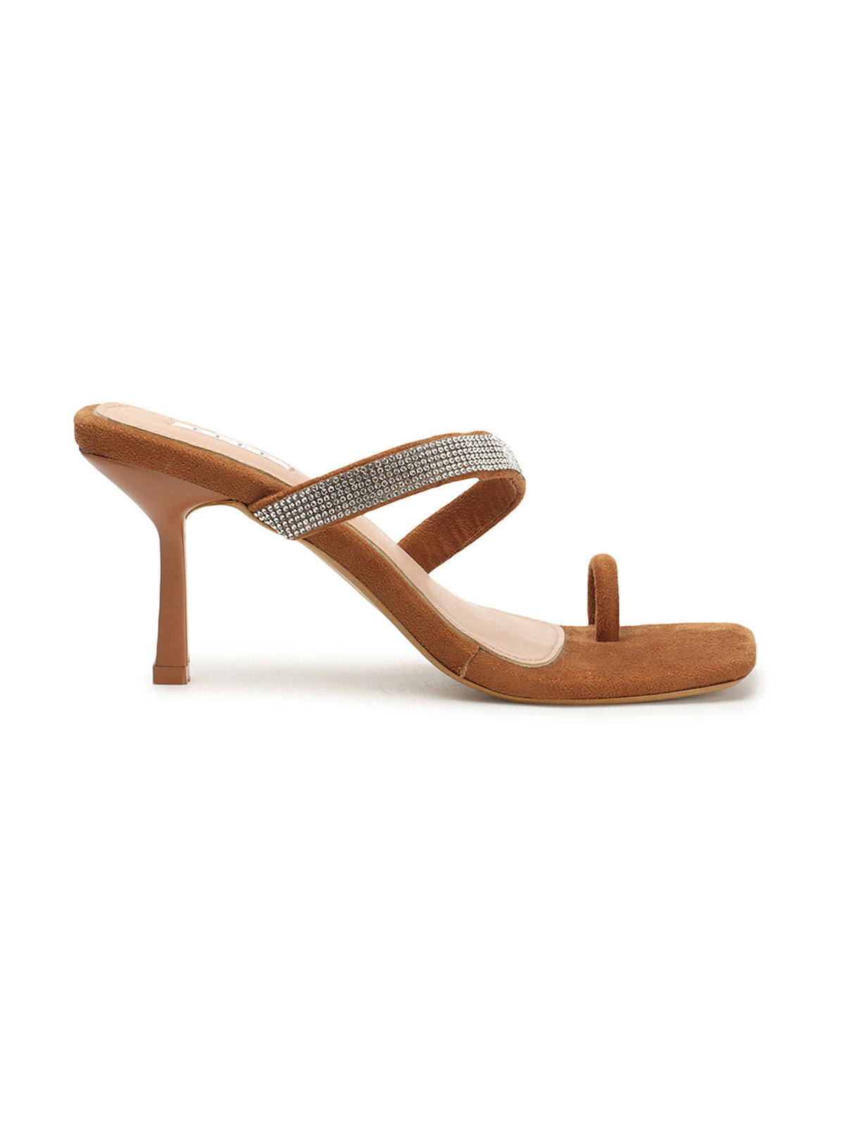 Womens Brown Party Wear Heels | H78 - view 3