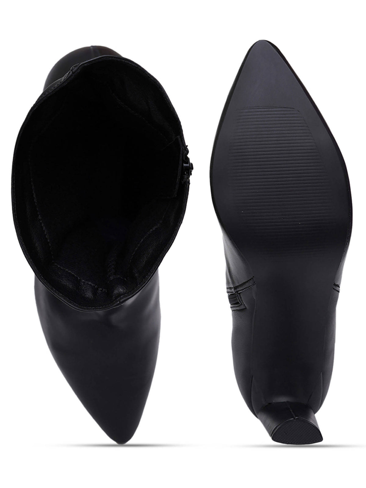 Womens Fashionable Black Color Boots | BT61 - view 5