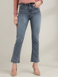 Blue Comfort Boot Cut High-Rise Stretchable Jeans | BT10 - view 1