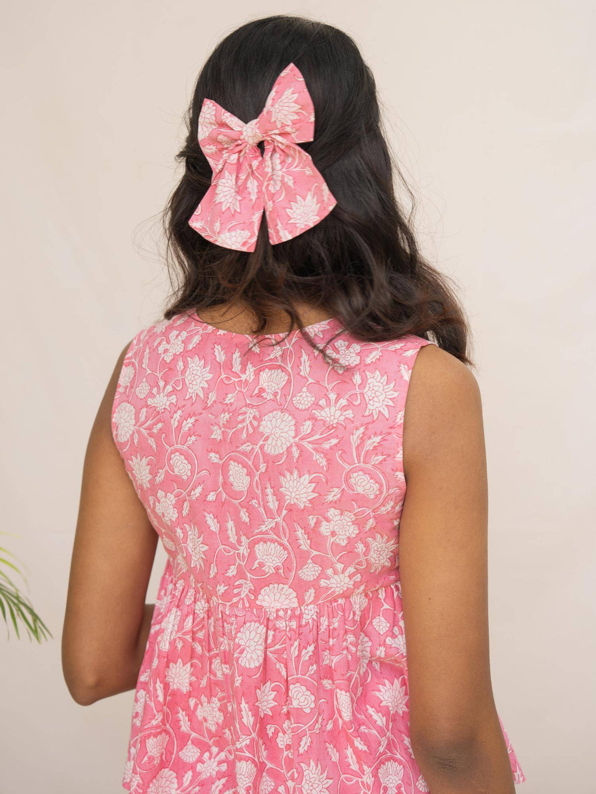 Pixie Peplum Top - Pink | pt51 - view 2