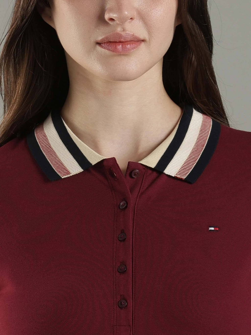 Solid Regular Fit Cotton Polo T-Shirt | PW43 - view 4